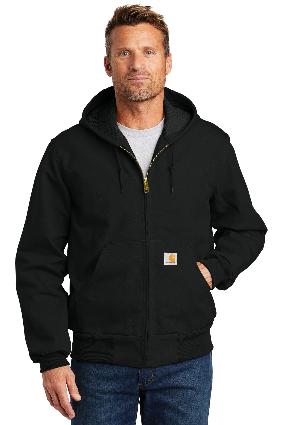 Carhartt® Thermal-Lined Duck Active Jac - Black - S