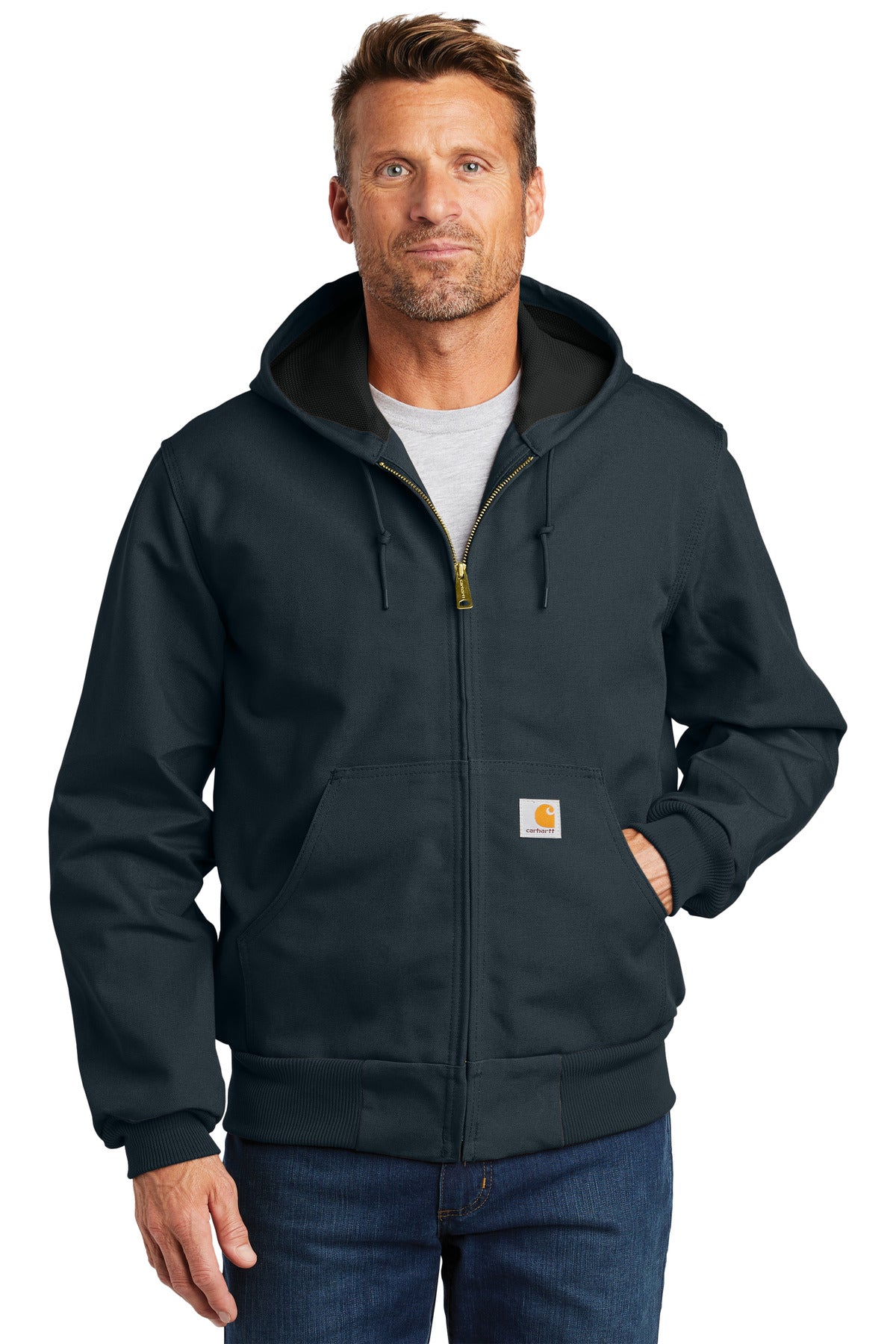 Carhartt® Thermal-Lined Duck Active Jac - Dark Navy - S