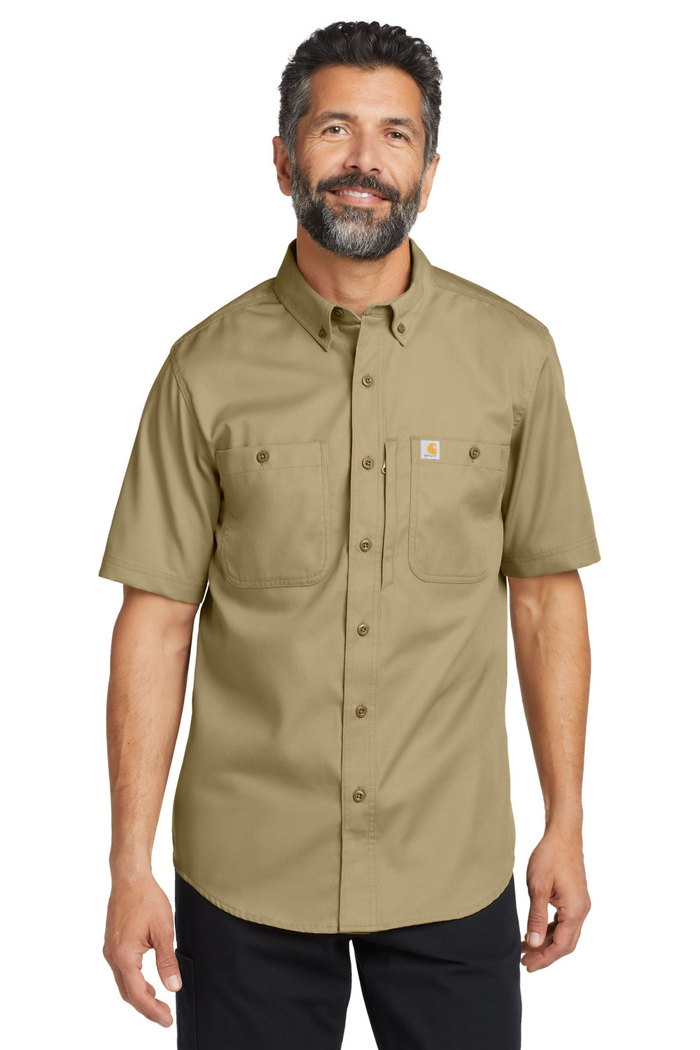Carhartt® Rugged Professional™ Series Short Sleeve Shirt - Dark Khaki - S