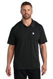 Carhartt Force® Snag-Resistant Pocket Polo - Black - S