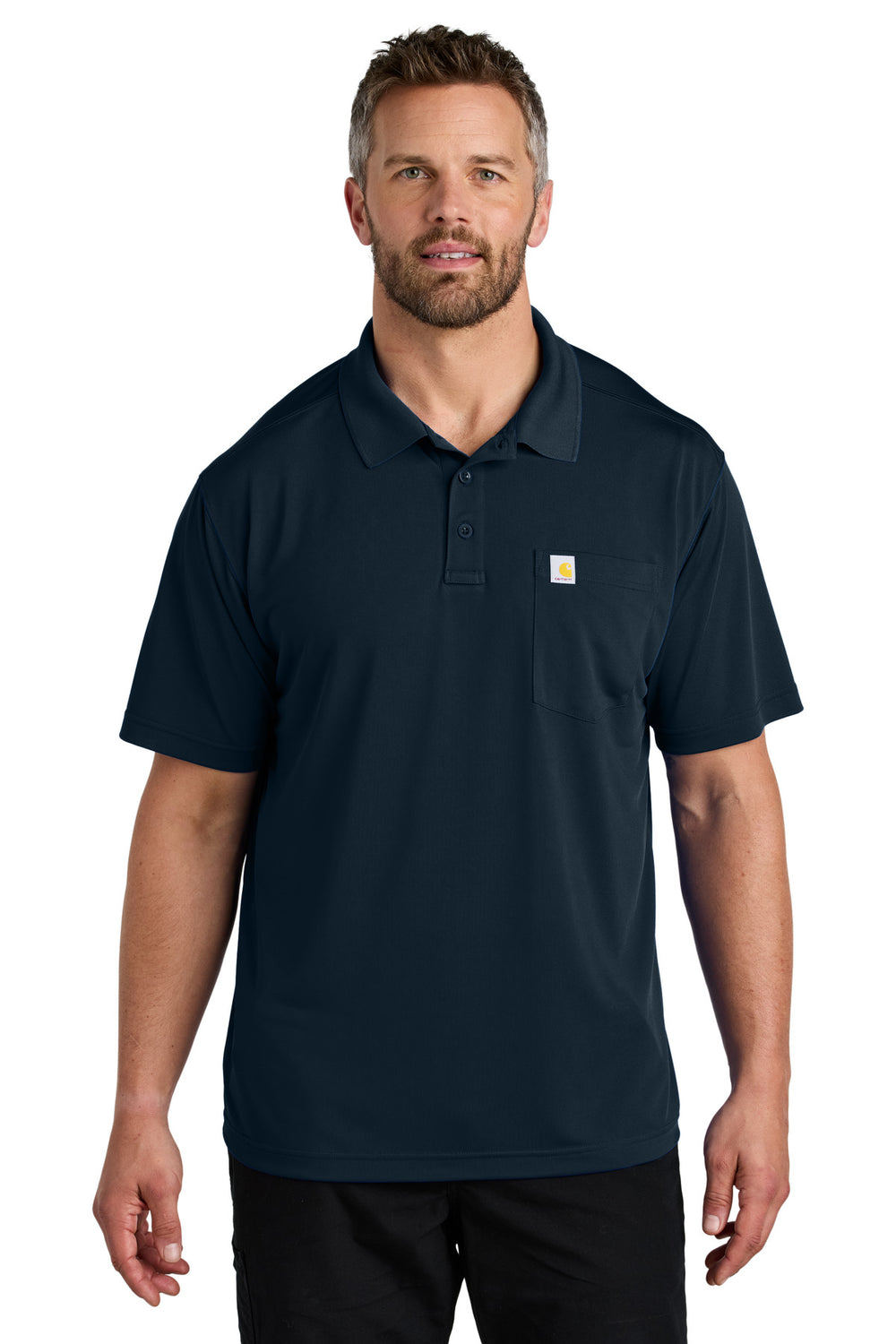Carhartt Force® Snag-Resistant Pocket Polo - Navy - S