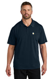 Carhartt Force® Snag-Resistant Pocket Polo - Navy - S