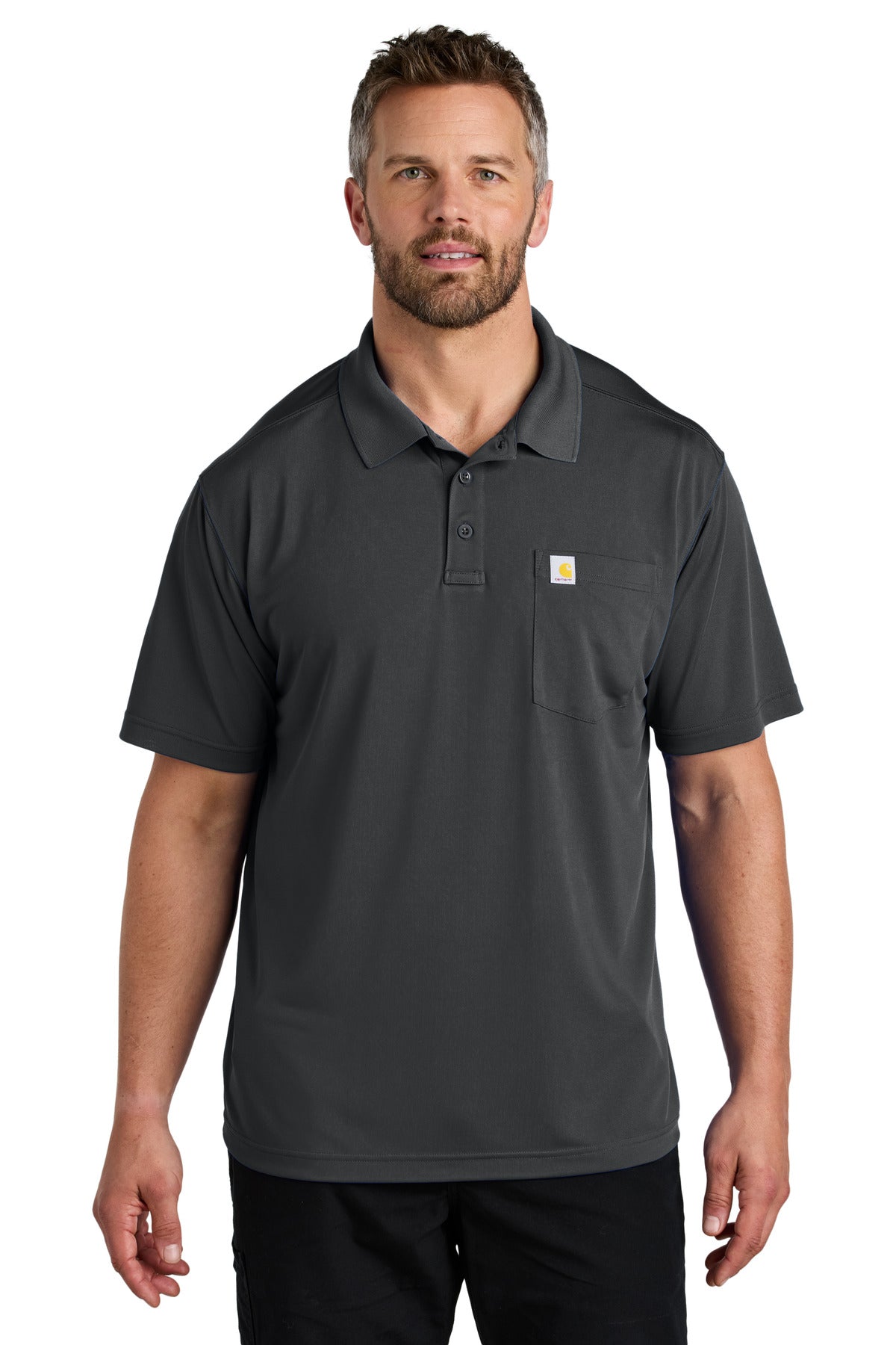 Carhartt Force® Snag-Resistant Pocket Polo - Shadow Grey - S