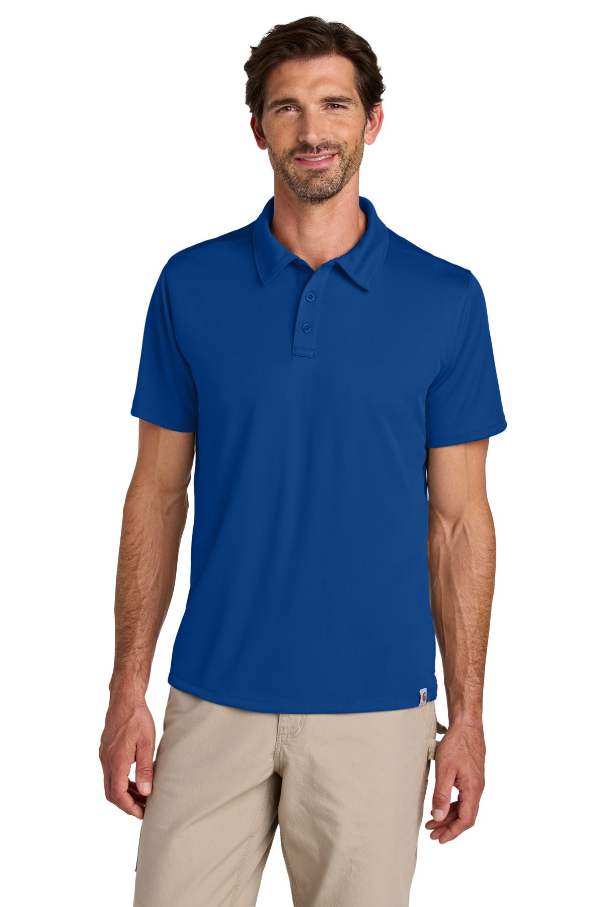 Carhartt Force® Sun Defender™ Polo - Royal Glass Blue - S