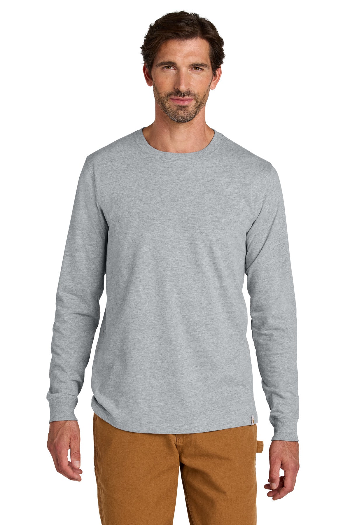 Carhartt® Long Sleeve T-Shirt - Heather Grey - S
