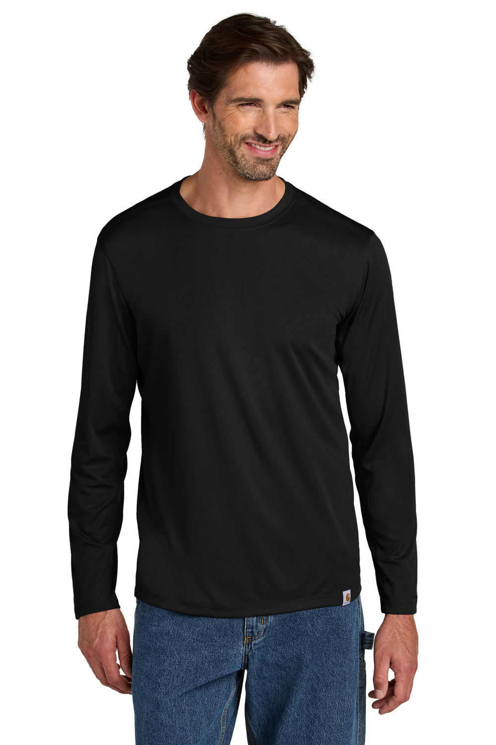Carhartt Force® Sun Defender™ Long Sleeve T-Shirt - Black - S