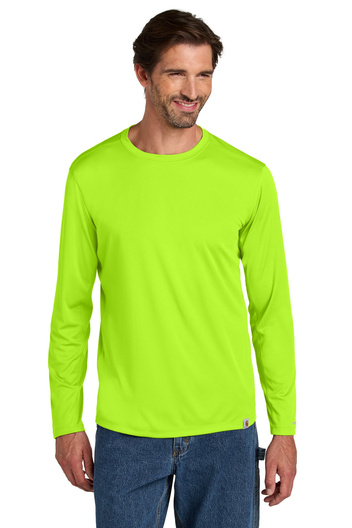 Carhartt Force® Sun Defender™ Long Sleeve T-Shirt - Brite Lime - S