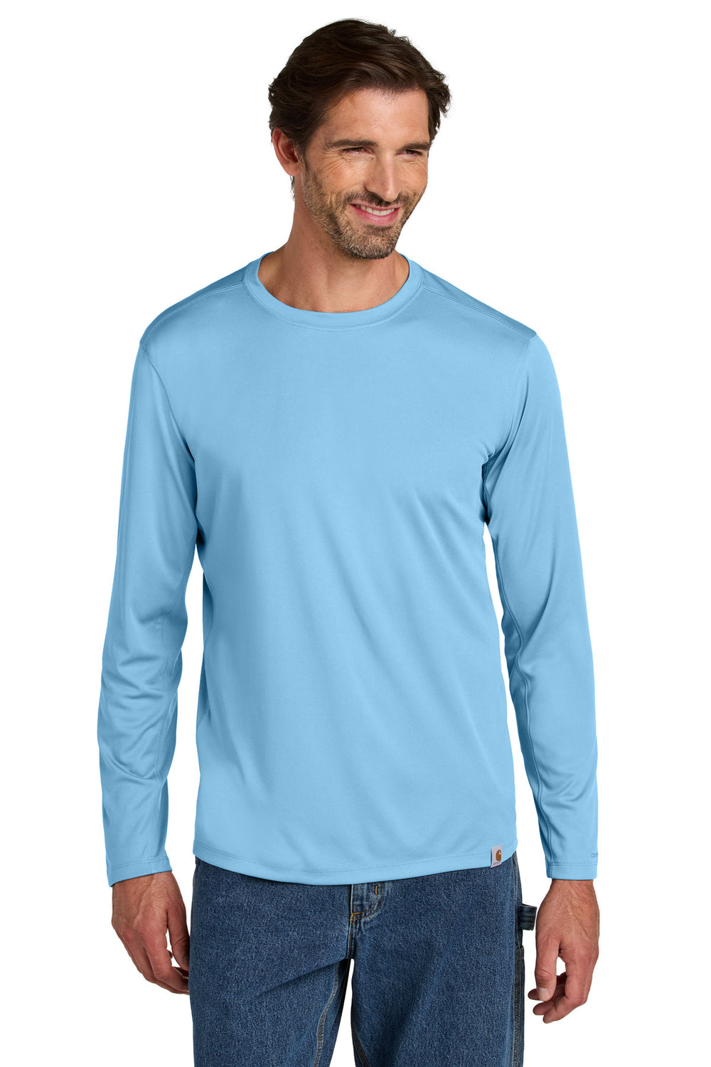 Carhartt Force® Sun Defender™ Long Sleeve T-Shirt - Fresh Water Blue - S