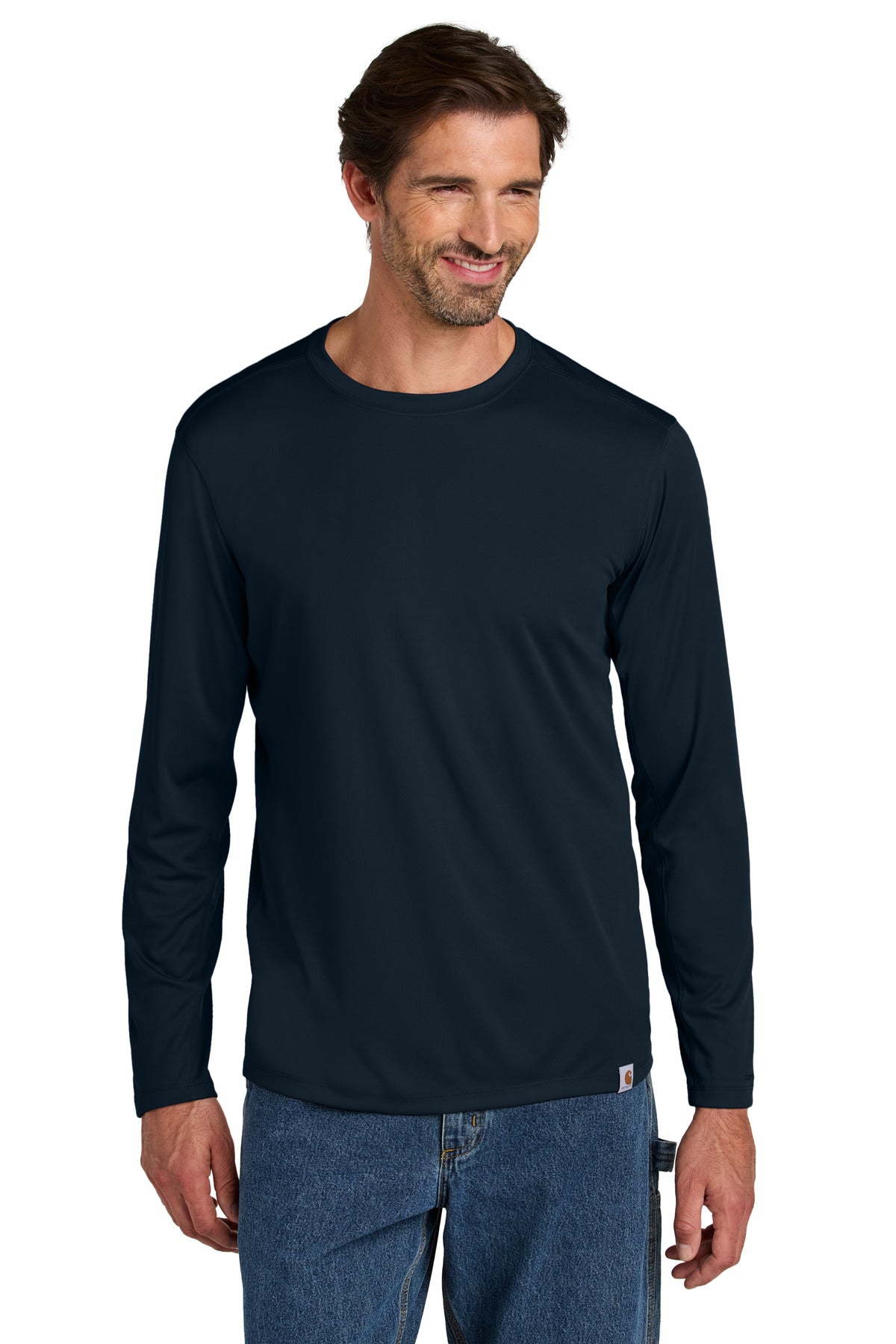 Carhartt Force® Sun Defender™ Long Sleeve T-Shirt - Navy - S