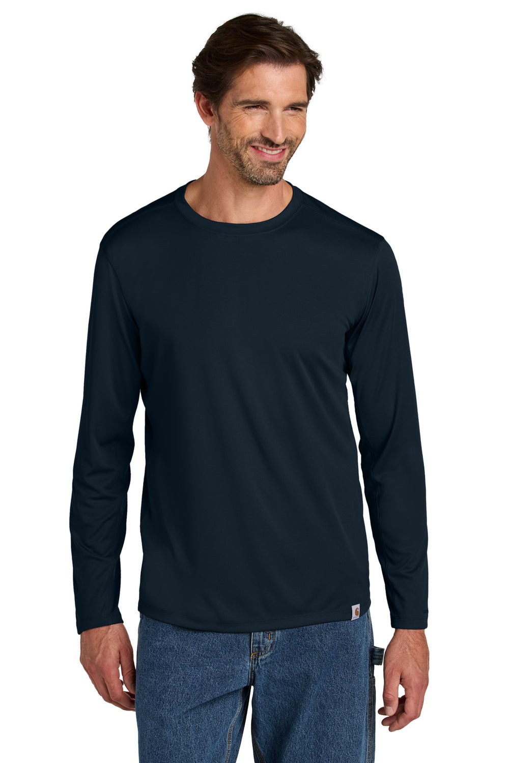 Carhartt Force® Sun Defender™ Long Sleeve T-Shirt - Navy - S