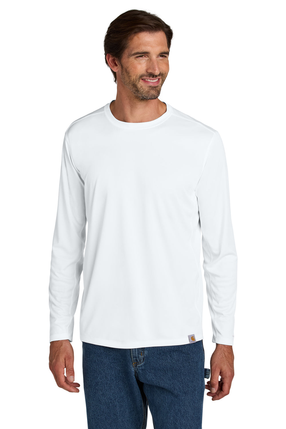 Carhartt Force® Sun Defender™ Long Sleeve T-Shirt - White - S