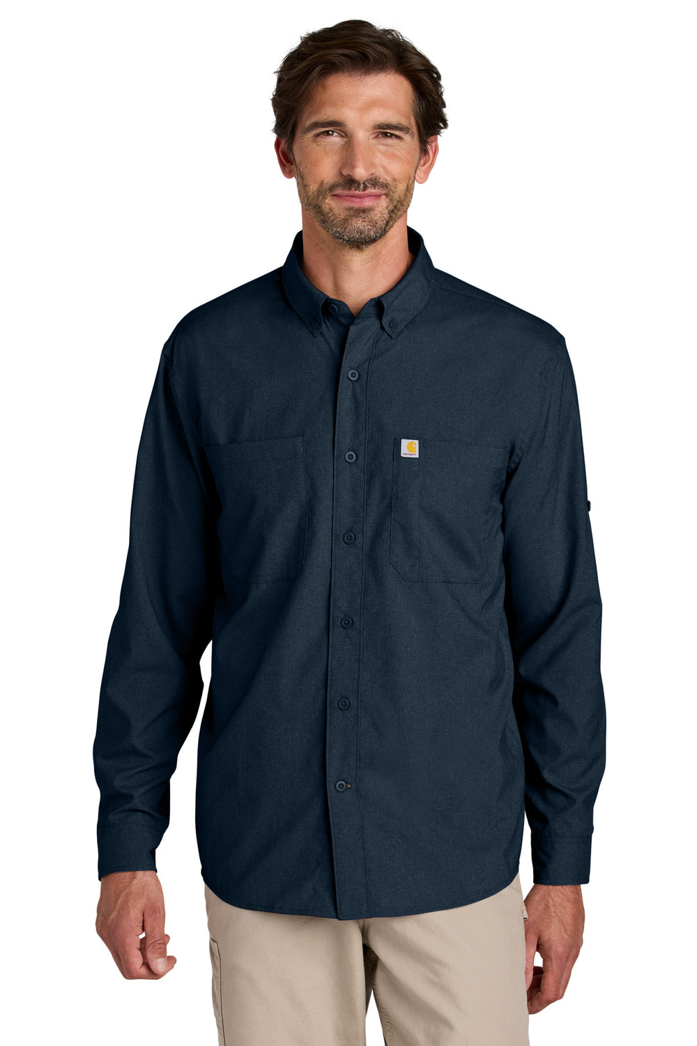 Carhartt Force® Sun Defender™ Long Sleeve Shirt - Navy - S