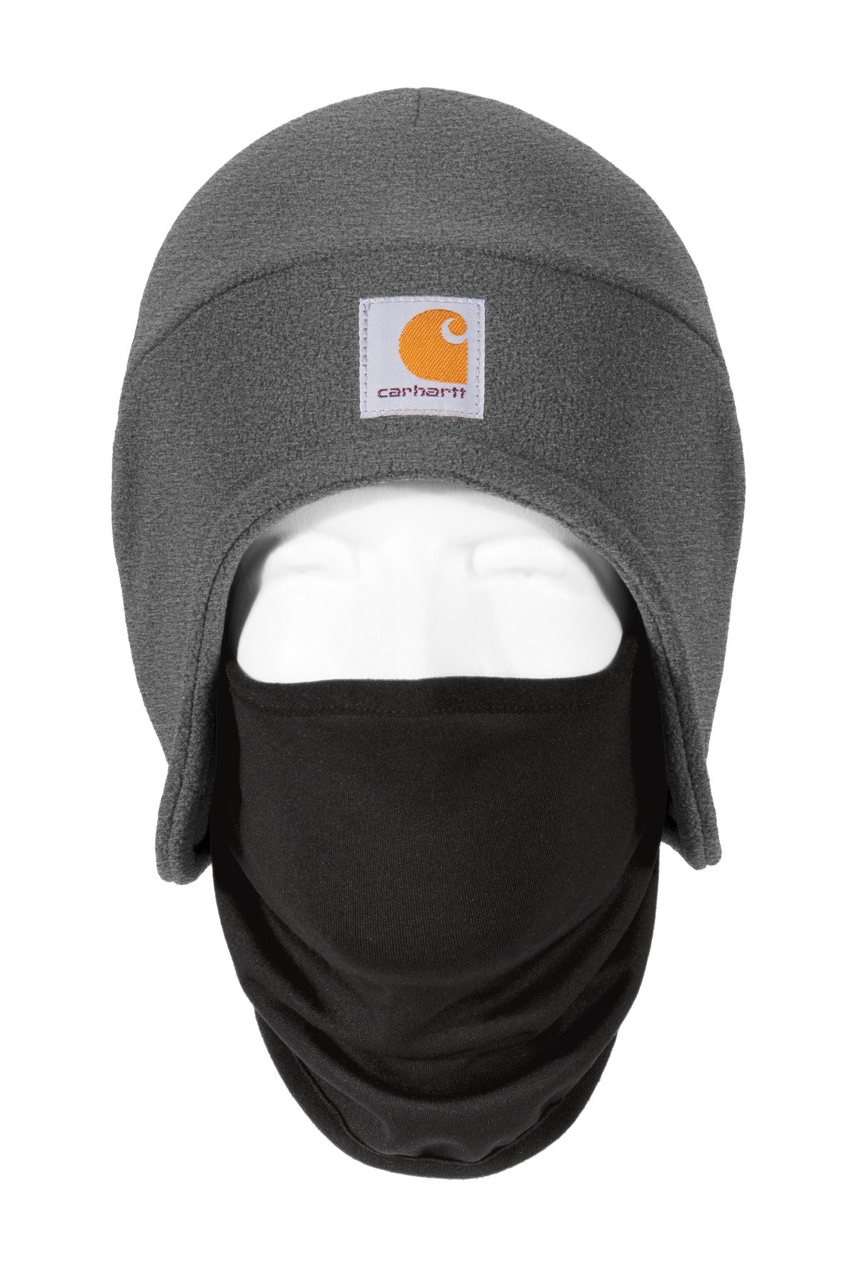 Carhartt® Fleece 2-In-1 Headwear - Charcoal Heather - OSFA