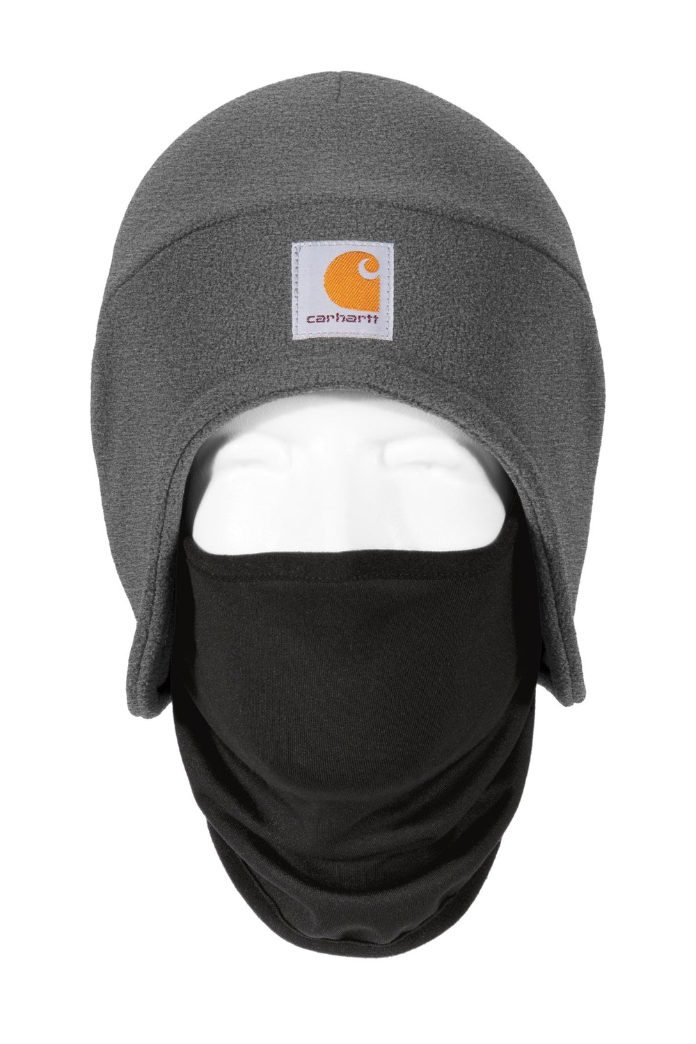 Carhartt® Fleece 2-In-1 Headwear - Charcoal Heather - OSFA
