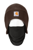 Carhartt® Fleece 2-In-1 Headwear - Dark Brown - OSFA