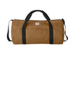 Carhartt® Canvas Packable Duffel with Pouch - Carhartt Brown - OSFA