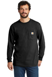 Carhartt® Workwear Pocket Long Sleeve T-Shirt - Black - S