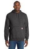 Carhartt® Midweight Hooded Logo Sweatshirt - Carbon Heather - S