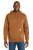 Carhartt® Midweight Hooded Logo Sweatshirt - Carhartt Brown - S