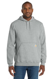 Carhartt® Midweight Hooded Logo Sweatshirt - Heather Grey - S