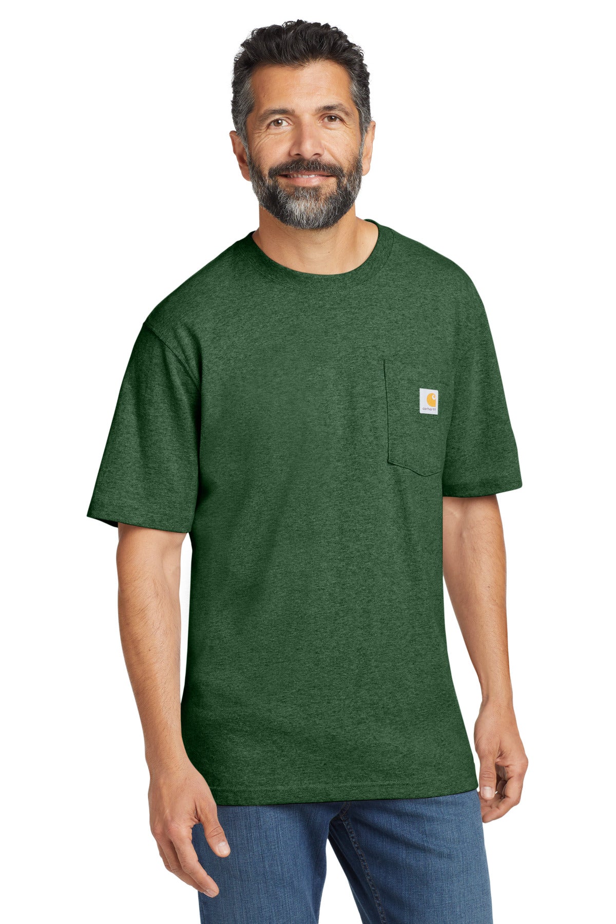 Carhartt® Workwear Pocket Short Sleeve T-Shirt - North Woods Heather - 2XL