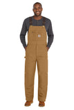 Carhartt® Short Firm Duck Insulated Bib Overalls - Carhartt Brown - MS