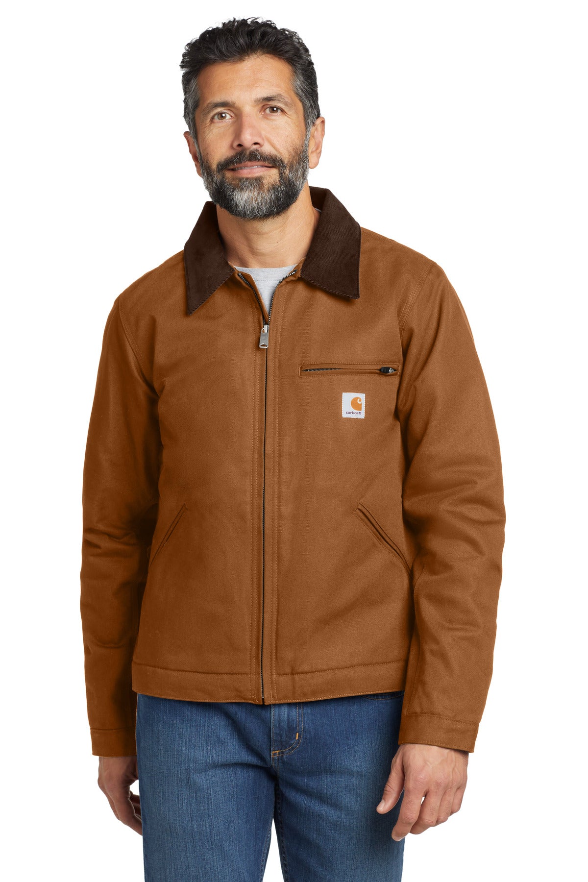 Carhartt® Tall Duck Detroit Jacket - Carhartt Brown - LT