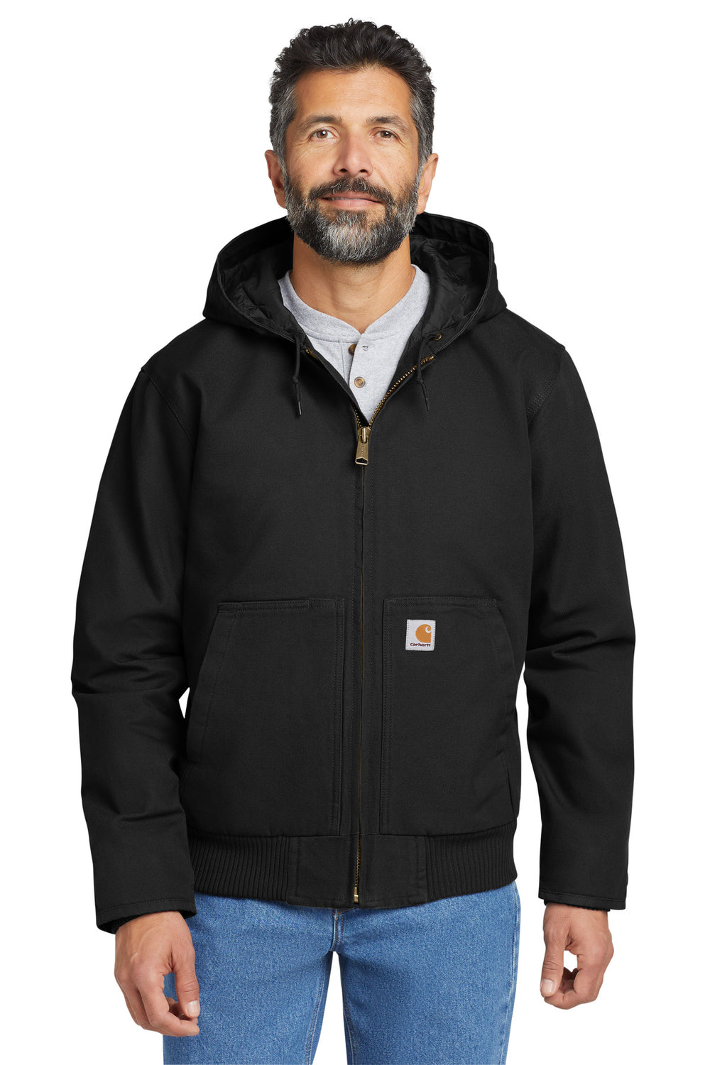 Carhartt® Tall Washed Duck Active Jac - Black - LT
