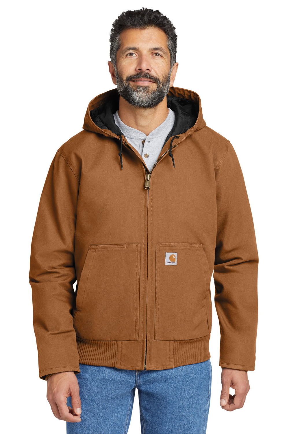 Carhartt® Tall Washed Duck Active Jac - Carhartt Brown - LT