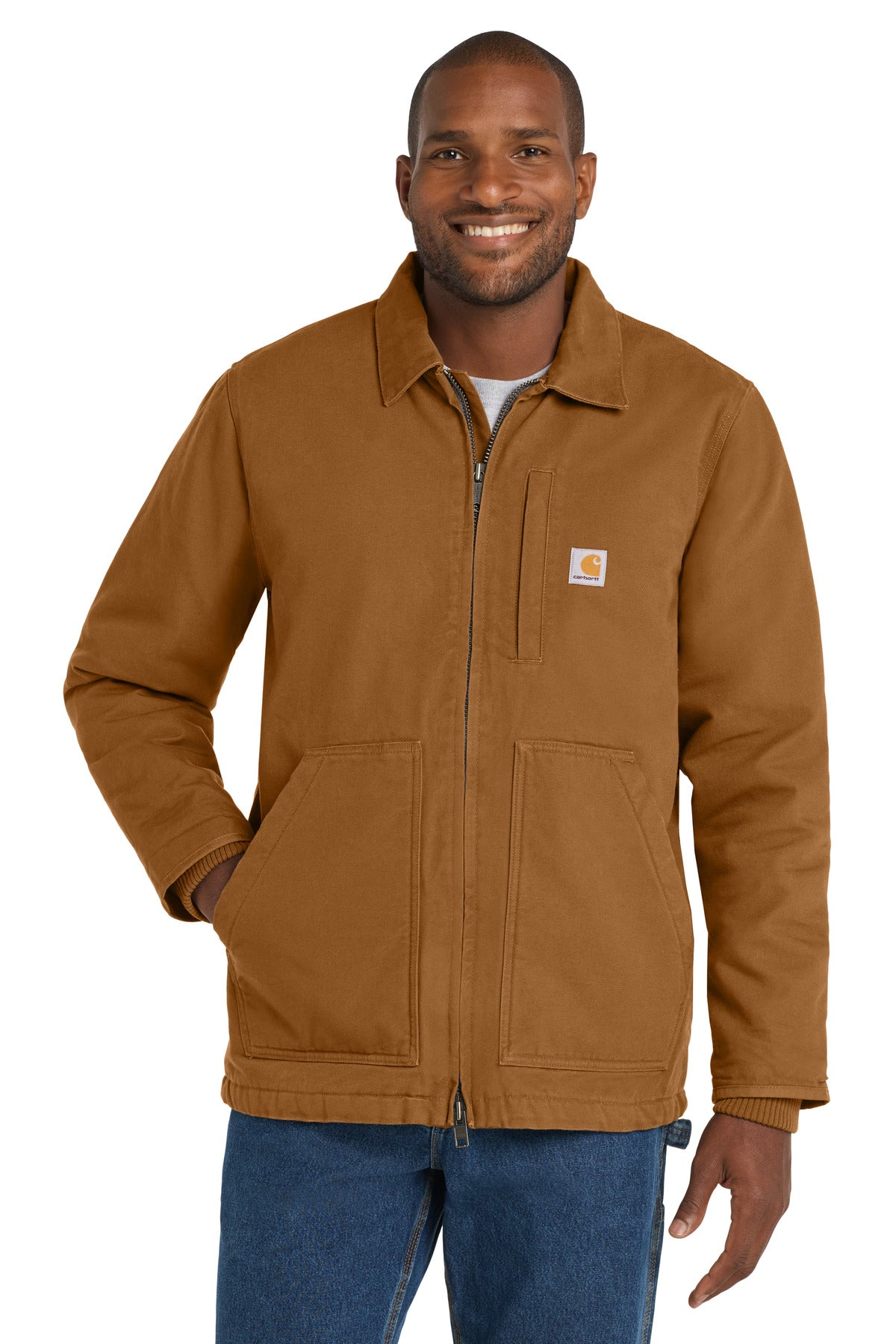 Carhartt® Tall Sherpa-Lined Coat - Carhartt Brown - LT
