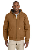 Carhartt® Tall Quilted-Flannel-Lined Duck Active Jac - Carhartt Brown - MT