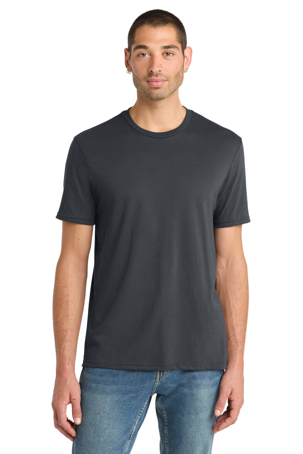 District® Perfect Blend® CVC Tee - Charcoal - XS