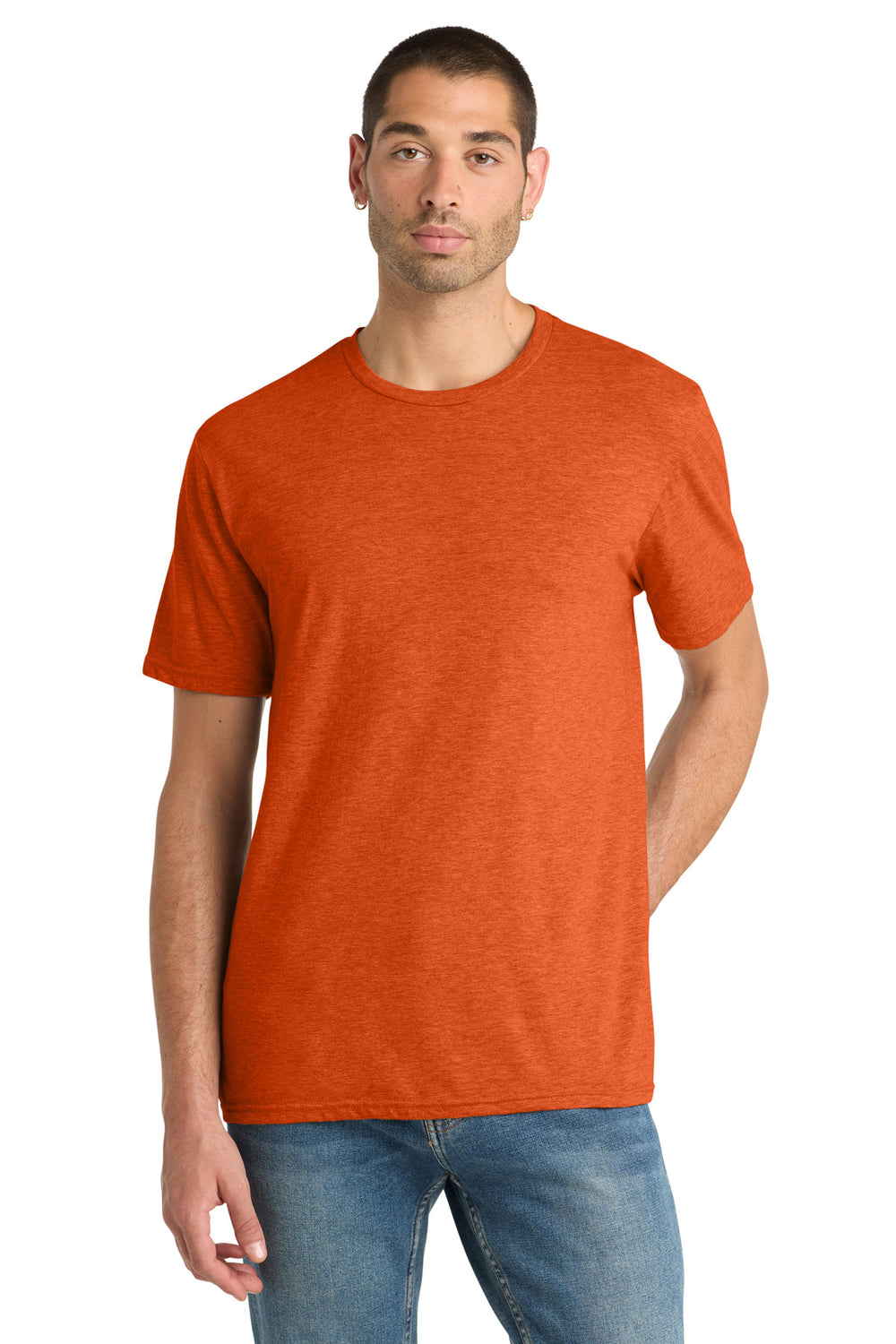 District® Perfect Blend® CVC Tee - Deep Orange Heather - 2XL