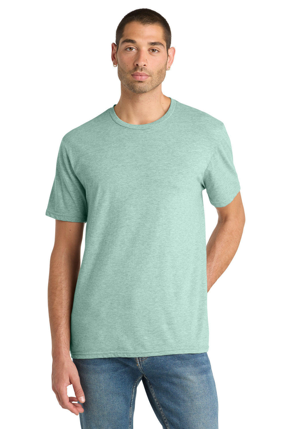District® Perfect Blend® CVC Tee - Heathered Dusty Sage - 2XL