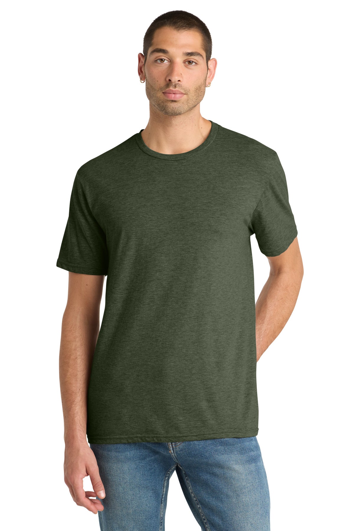 District® Perfect Blend® CVC Tee - Heathered Forest Green - 2XL