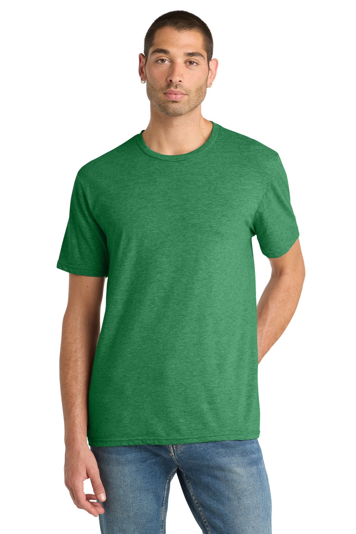 District® Perfect Blend® CVC Tee - Heathered Kelly Green - 2XL