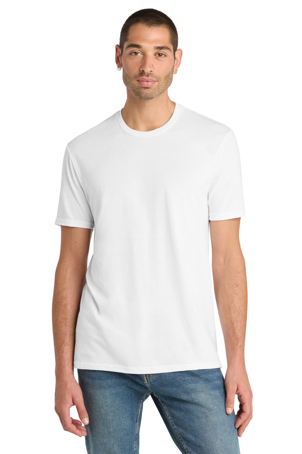 District® Perfect Blend® CVC Tee - White - XS