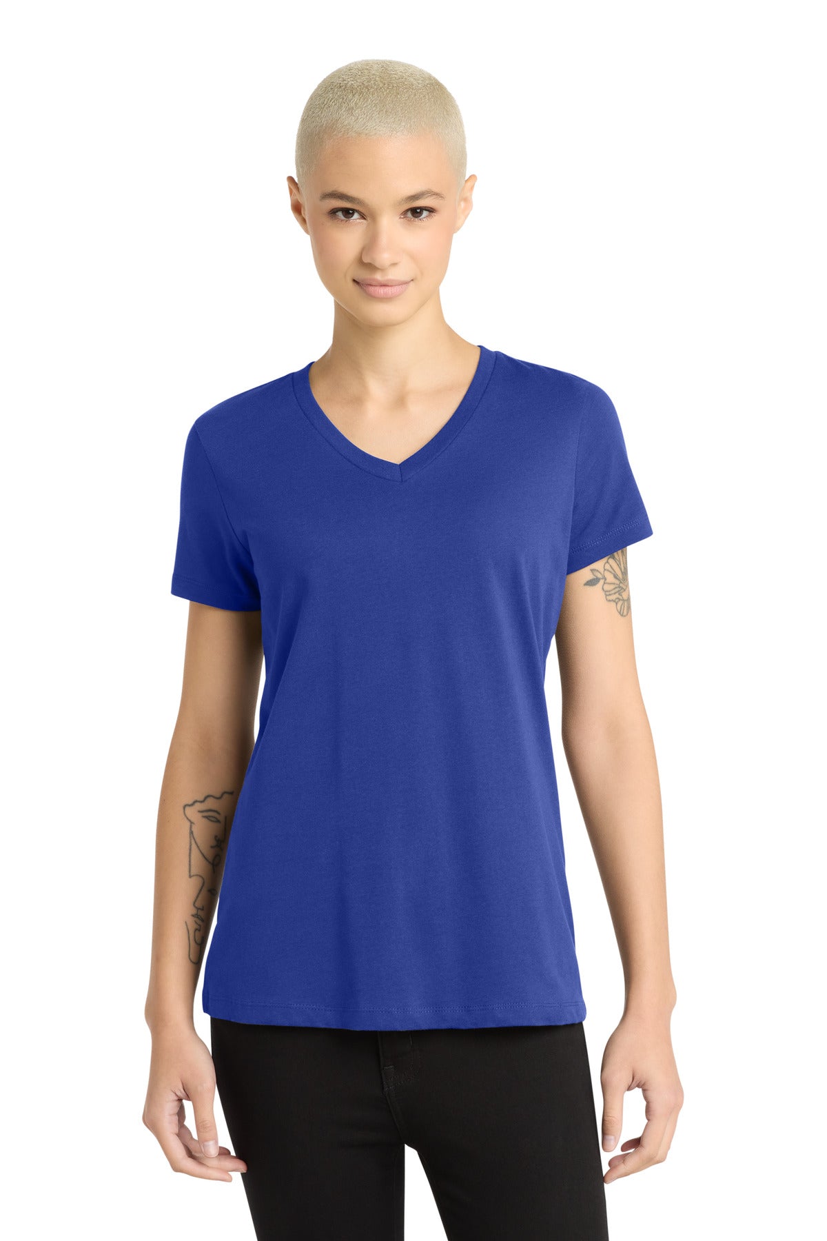 District ® Women’s Perfect Weight ® V-Neck Tee - Deep Royal - XS
