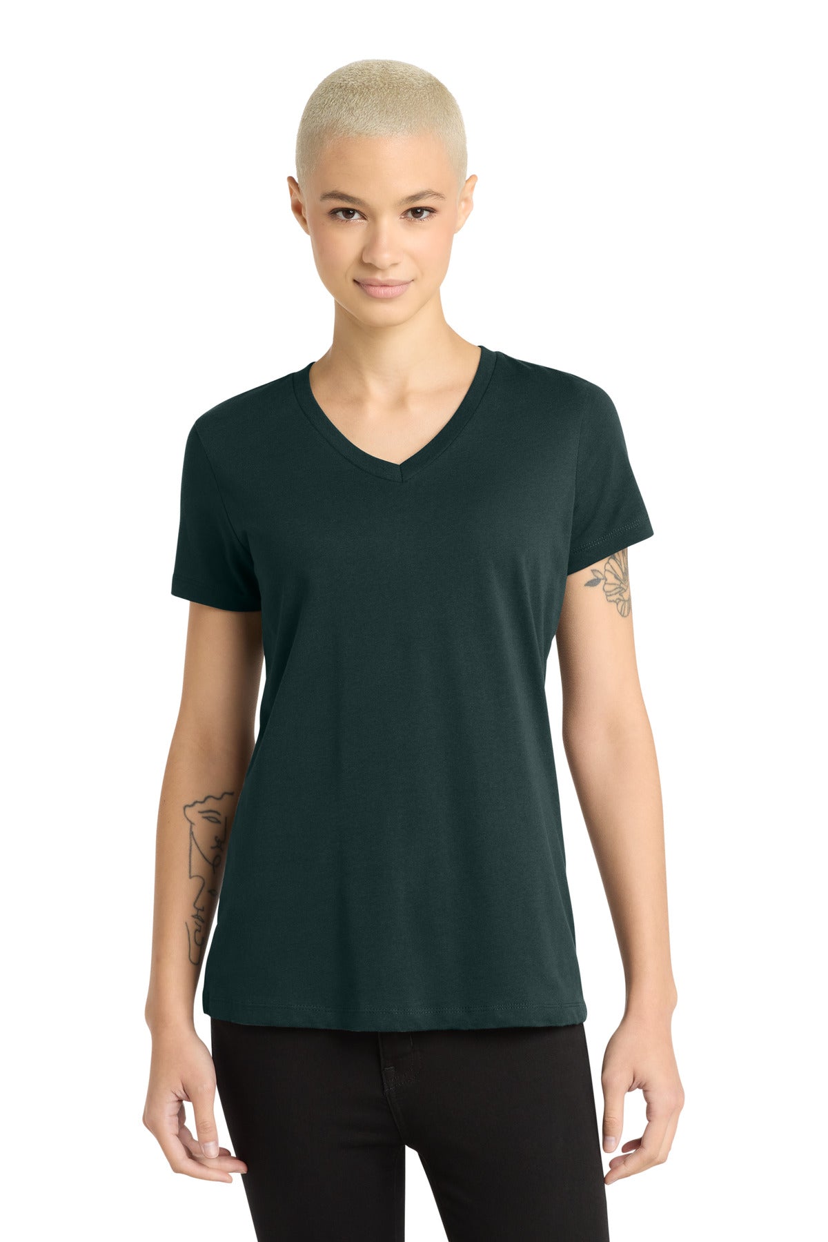 District ® Women’s Perfect Weight ® V-Neck Tee - Rainforest - 3XL