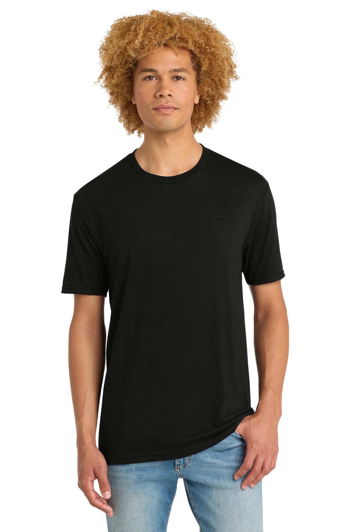 District ® Perfect Tri ® DTG Tee - Black - XS
