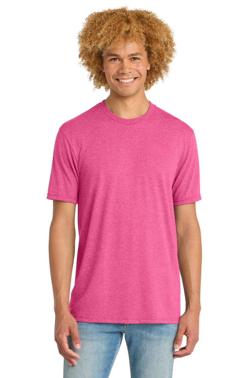 District ® Perfect Tri ® DTG Tee - Fuchsia Frost - 2XL