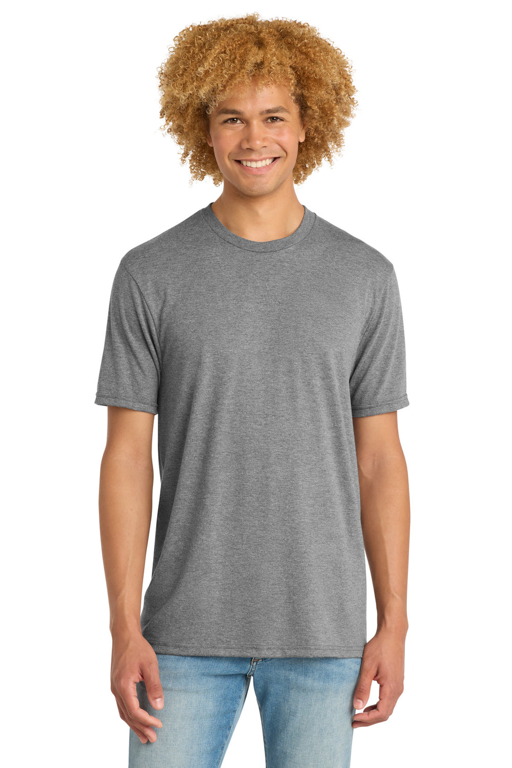 District ® Perfect Tri ® DTG Tee - Grey Frost - XS