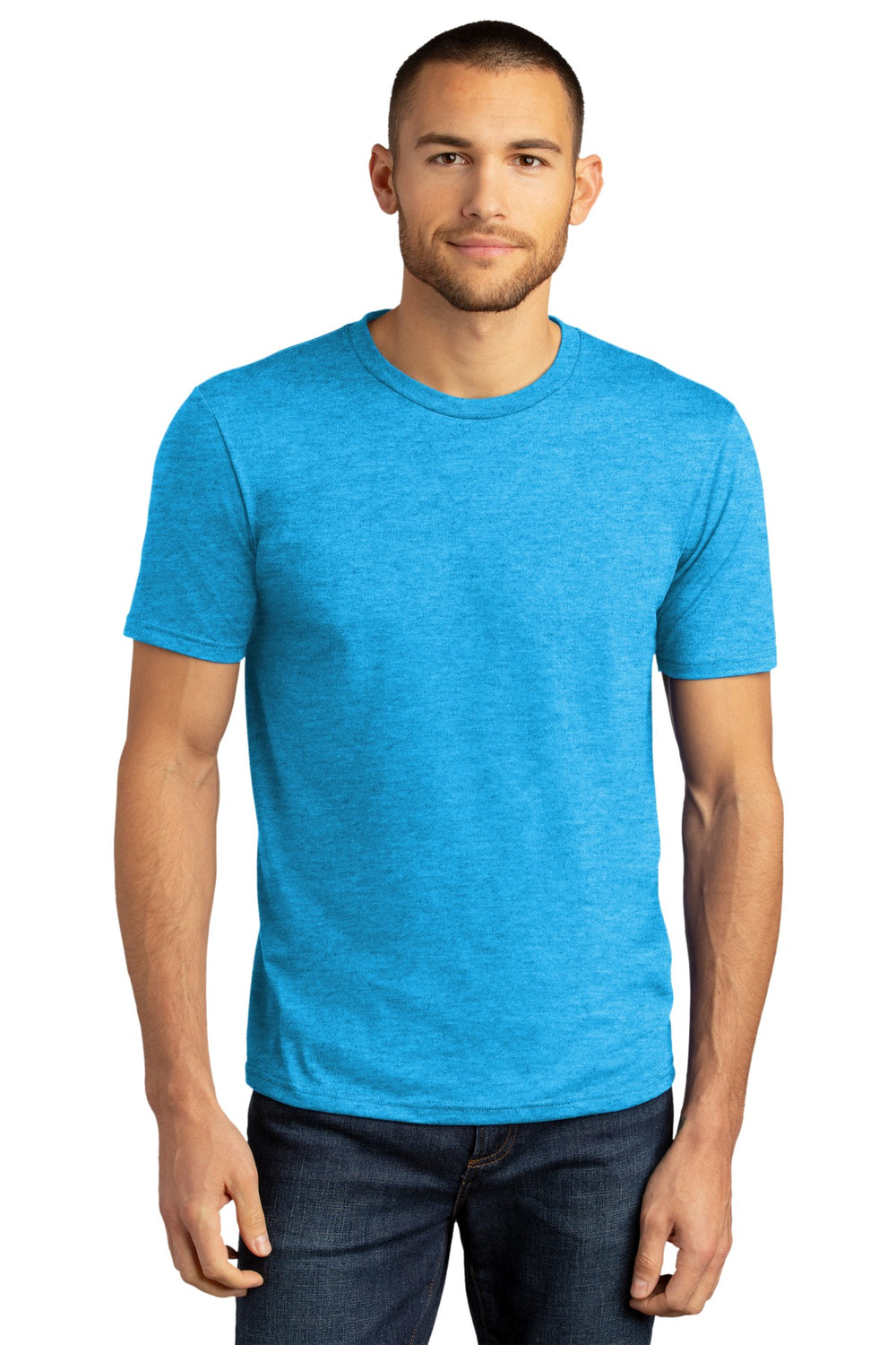 District ® Perfect Tri ® DTG Tee - Turquoise Frost - XS