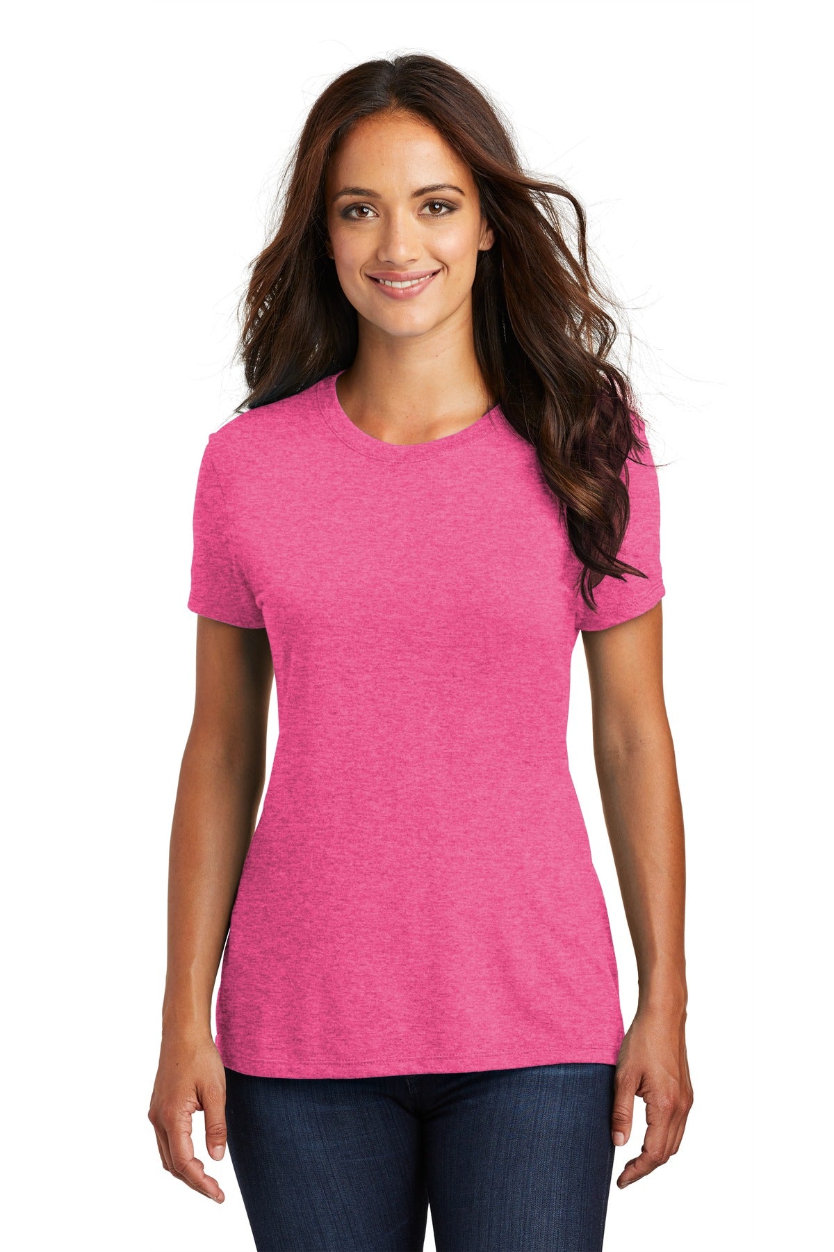 District® Women’s Perfect Tri® Tee - Fuchsia Frost - XS