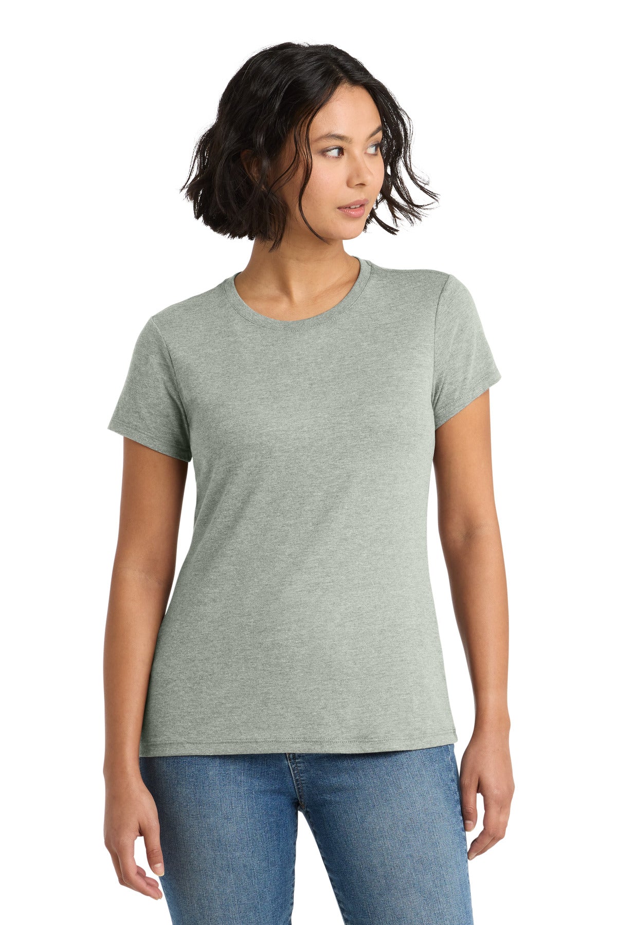 District® Women’s Perfect Tri® Tee - Heathered Grey - 3XL