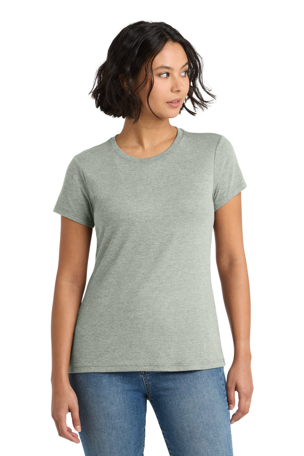 District® Women’s Perfect Tri® Tee - Heathered Grey - 3XL