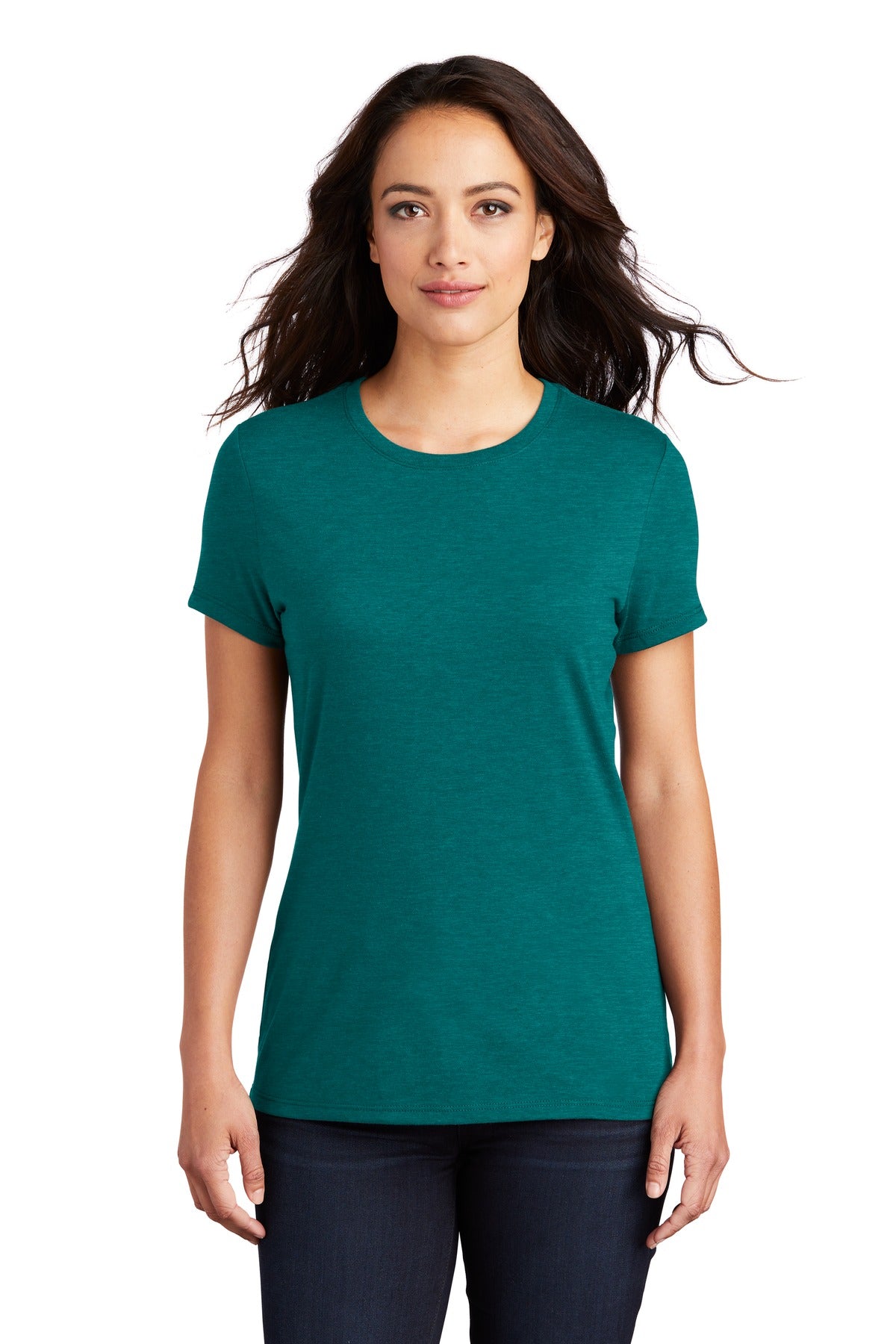 District® Women’s Perfect Tri® Tee - Heathered Teal - XS