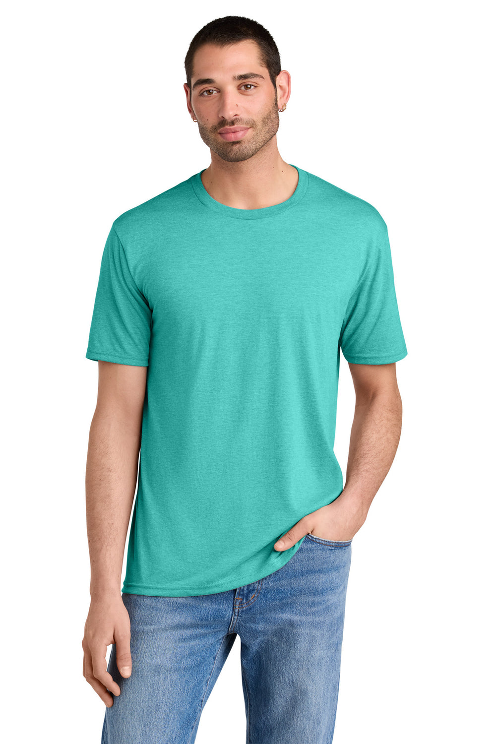 District® Perfect Tri® Tee - Aqua Heather - 2XL