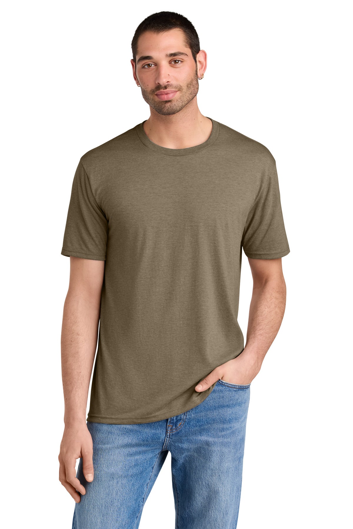 District® Perfect Tri® Tee - Coyote Brown Heather - 2XL