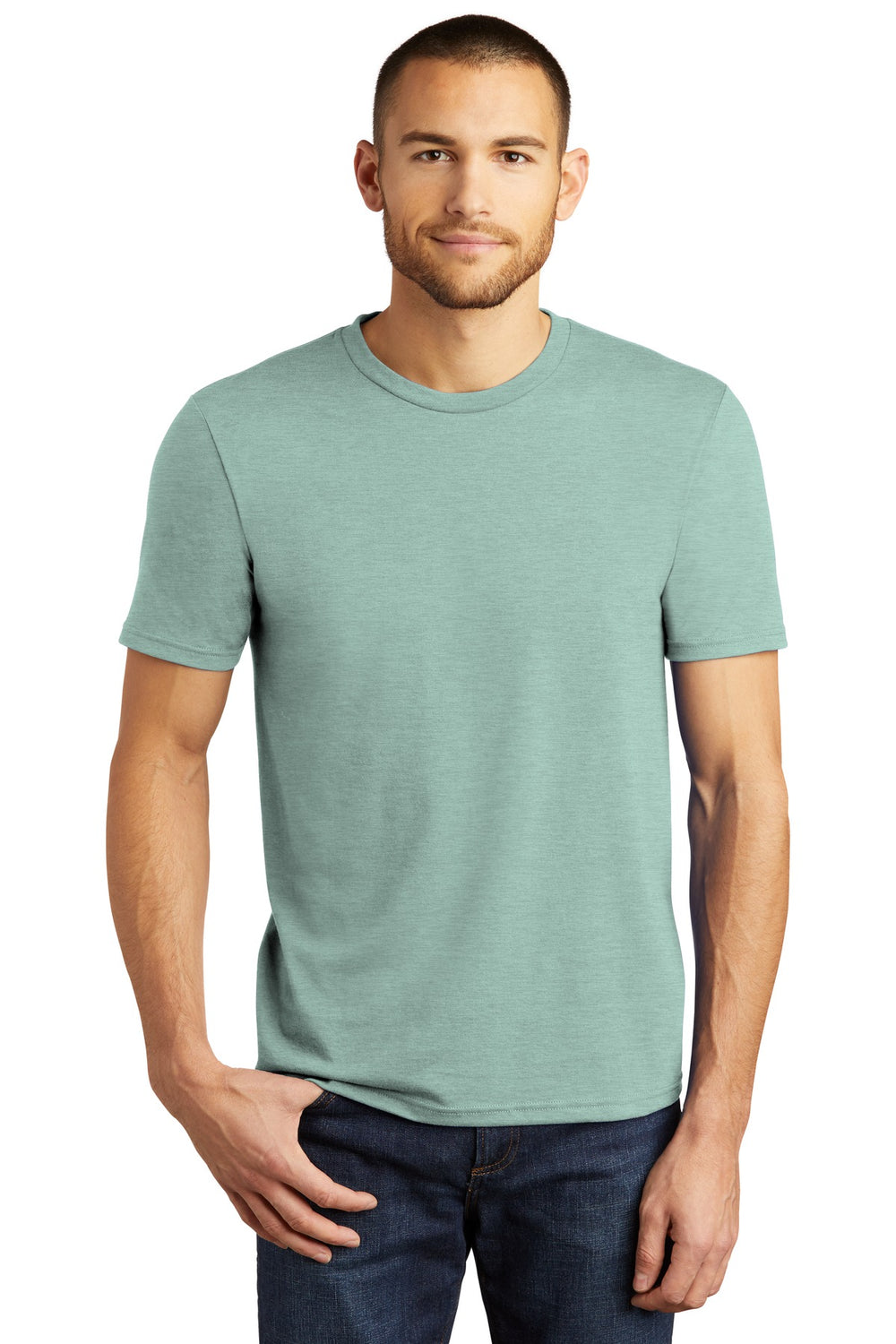 District® Perfect Tri® Tee - Heathered Dusty Sage - XS
